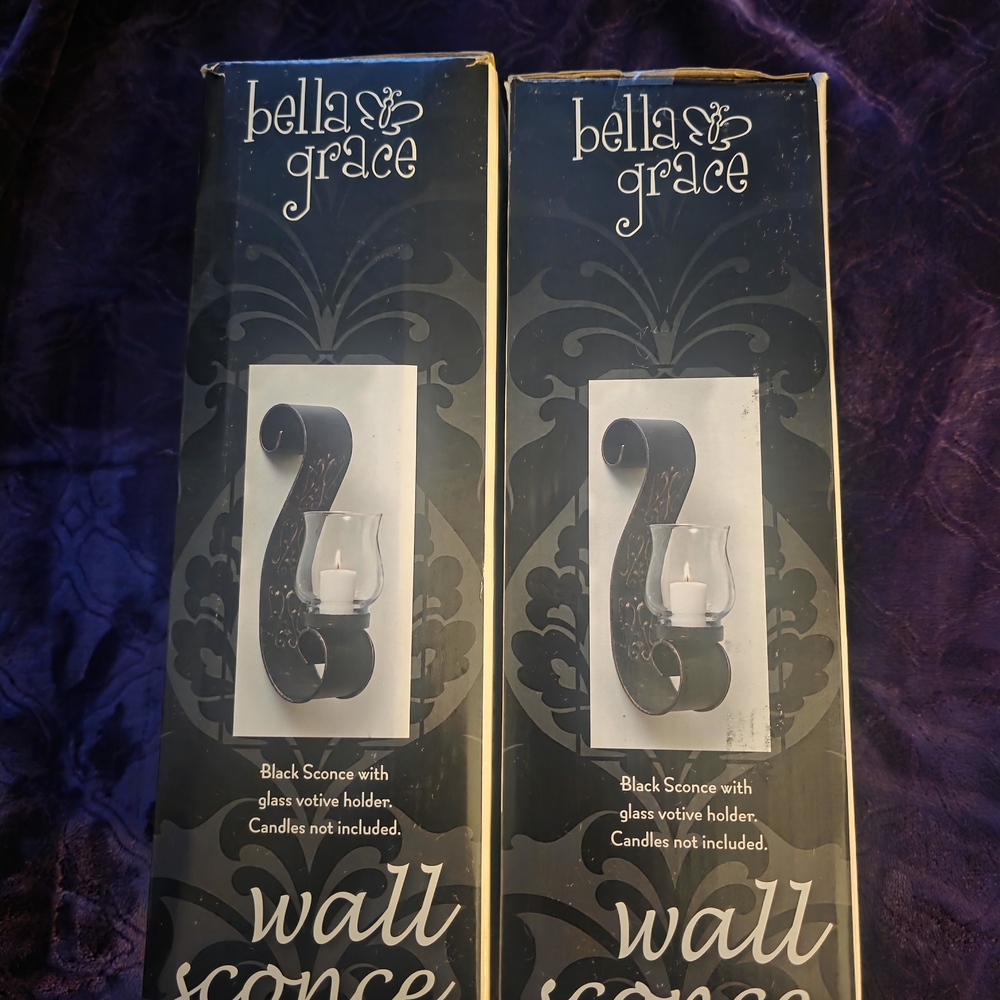 Black Wall Sconce - Picture 3 of 4